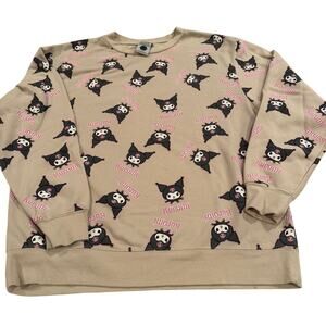 Kuromi by Sauri Brown Anime Sweatshirt - Size Medium